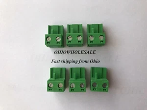 (Pack of 6) 2 pole - 2 pin 7.62 mm Speaker Phoenix Contact Plug Terminal Block - Picture 1 of 5