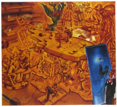 Jörg  IMMENDORFF " DIE VERSUCHUNG  " 2006 Farbdruckgrafik im Passepartout 30x40 - Bild 1 von 2