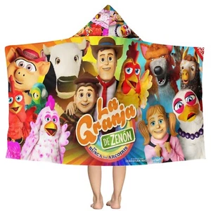 Beach Towel for La Granja De Zenon Bath Towel Hooded Poncho for Kids Boy Girl - Imagen 1 de 9