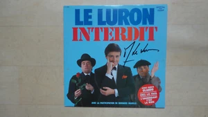 DISQUE VYNIL 33 TOURS ZL 37832 THIERRY LE LURON INTERDIT AVEC DEDICACE !!! - Picture 1 of 2