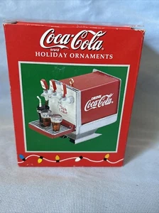 New Enesco #209538 COCA-COLA COKE MACHINE CHRISTMAS ORNAMENT 1996 - Picture 1 of 11