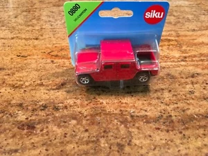 1/64 Siku Red Hummer pick up (same scale as DCP) - Picture 1 of 3