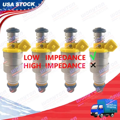 4 piezas inyectores de combustible para Volvo 740 1985-1989 2,3 L Turbo 0280150357  Foto 1 de 4