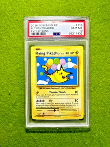 Pokémon PSA 10 Flying Pikachu POKEMON TCG CARD Evolutions 2016 Pokémon XY GEM MT - Picture 1 of 24