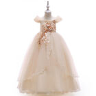 170CM Infant Baby Wedding Dress Princess Party Pageant Dress 1 pcs for12-13Y
