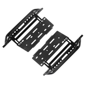 1Pair Black RC Car Side Pedal Adjustable For 1:10 RC Crawler Axial SCX10 90046