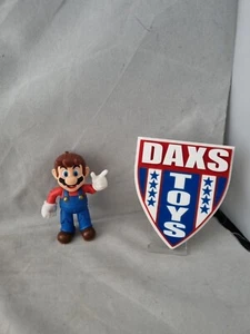 Super Mario Bros Mario No Cap 4" Nintendo Action Figure Jakks - Picture 1 of 3