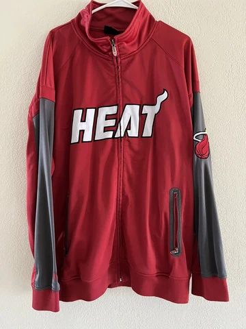 NBA Majestic Miami Heat Jacket Big And Tall Cover