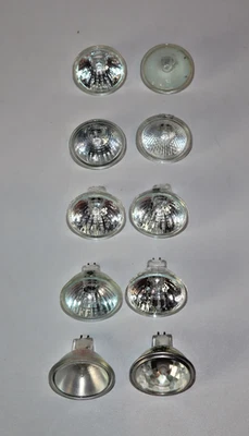 10 x MR16 50W 12V 5mm M269 halogen spot lights, dimmable - Image 1 of 2