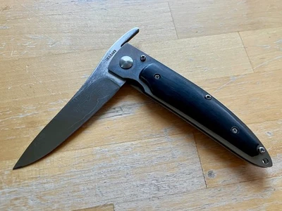 Fumio Inagaki Damascus Higonokami Liner Lock - VG10 - Image 1 of 4