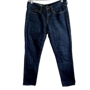 Pantalones de mezclilla para mujer J.Crew palillo de dientes lavado oscuro talla 28 cintura - Imagen 1 de 6