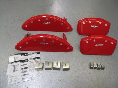 MGP 22226SMGPRD Caliper Covers Red Finish Silver MGP Engraved Some BMW X5 and X6 - Image 1 of 4