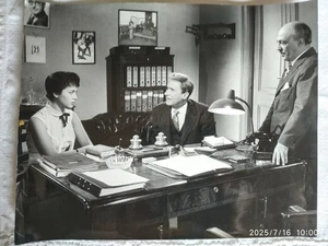 FOTOGRAFIA VERA DAL SET DEL FILM "RAGAZZE D'OGGI" PAOLO STOPPA E BELLA VISCONTI - Photo 1/2