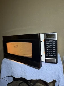 GE Profile Spacemaker II 2 PEM31SM4SS Microwave Black Stainless Steel Countertop - Picture 1 of 19