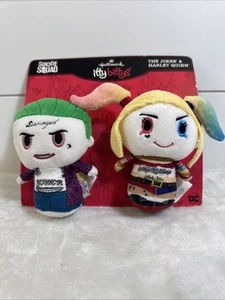 NEW - HALLMARK Itty Bittys The Joker & Harley Quinn 2017 Set Suicide Squad - Picture 1 of 9