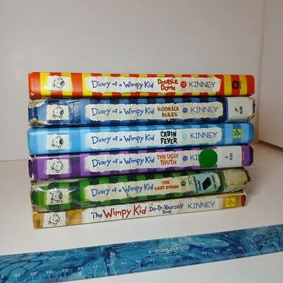 Diary Of A Wimpy Kid Set Of 6 Books. (See Images For All Titles) Cabin Fever  - Image 1 of 4
