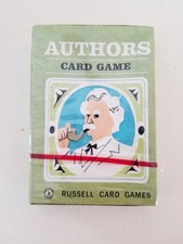 VTG Card Game Arthurs Russell Mark Twain Charles Dickens   NEW NEVER OPENED Rare