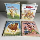 Little Golden Books Vintage Lot of 4 books Red Hen Three Pigs Cartoon Network