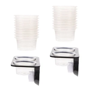Gecko Worm Feeder Reptile Feeding Cup Reptile Water Dish Gecko Food Cup - Picture 1 of 12