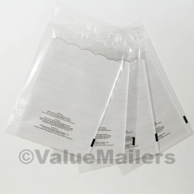 Clear Bags Resealable Suffocation Warning Poly OPP Cello Merchandise Bag 1.5 Mil - Image 1 of 3
