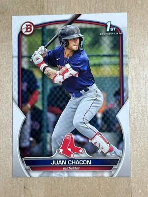 2023 Boston Red Sox PROSPECT Juan Chacon 1st Bowman PROSPECT #BP-105 - Image 1 of 2