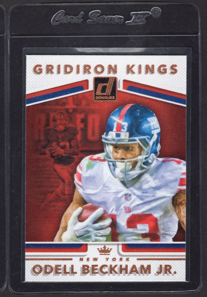 2017 Donruss Gridiron Kings Odell Beckham #8 Giants - Image 1 of 1