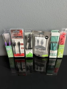 6 NEW Charger & Audio Cables Micro USB, Android-Car, Audio & Ear Buds Cables - Picture 1 of 2