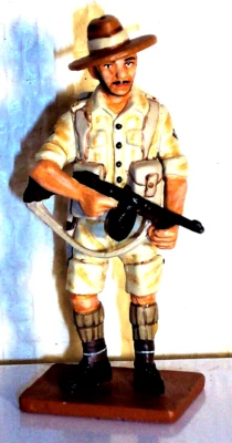 Gurkhas Britannique 1942 – plomb Del Prado - Les 2 Guerres Mondiales      2GM016 - Photo 1/2