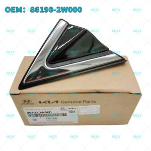 Moldura de pilar de guardabarros de pasajero derecha 2013-2019 OEM Hyundai Santa Fe 86190-2W000 - Imagen 1 de 4