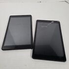 FOR PARTS - Lot of 2 Alcatel Joy Tab 2 9032Z 8" Tablet (Black 32GB)