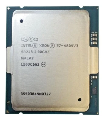 Intel Xeon Processor E7-4809 v3 20M Cache 8 Core 2GHz FCLGA2011 SR223 6.4GTs CPU - Image 1 of 2