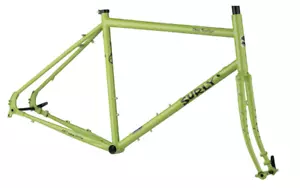 Surly Disc Trucker Frameset - Pea Lime Soup - Picture 1 of 2