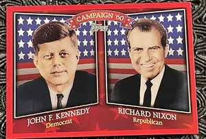 2008 Topps Historical Campaign Match-ups 1960 John F Kennedy/Richard Nixon - Picture 1 of 2
