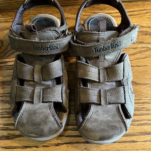 Sandalo Timberland Youth Boys Adventure Seeker punta chiusa casual marrone taglia 3