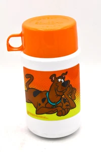 Coppa Zuppa Arancione Scooby Doo Thermos Hanna Barbera Ufficio Pranzo Isolata 2000 - Foto 1 di 3