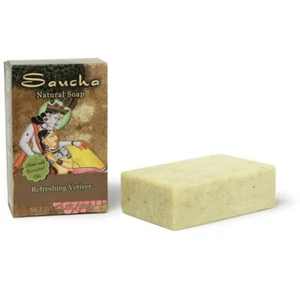 Barra de jabón salsa - vetiver natural refrescante - 3,5 oz (100 g) - Imagen 1 de 6