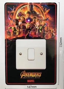Infinity Wars 1 - Avengers Light Switch pegatina envolvente piel de vinilo - 27 - Imagen 1 de 1