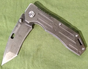 Kershaw Spring Assisted Knife Lifter 1302BW, Tanto, Tactical Folding Blade, EDC - Picture 1 of 6