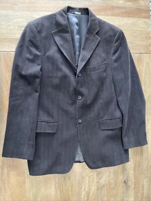 Blazer DE COLECCIÓN Banana Republic Y2K Pana Marrón Preppy Informal Rayas Para Hombres 40S Foto 1 de 4