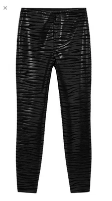 Leggings Zara Animal Bonded en relieve Talla S Nuevos con Etiquetas  Foto 1 de 4