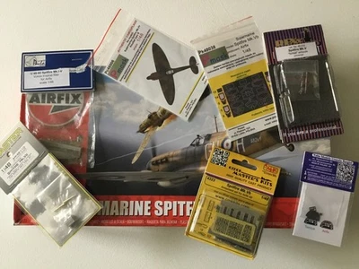 airfix 1/48 Spitfire MK Vb + Aftermarket - Immagine 1 di 3