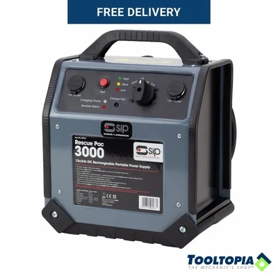 SIP Rescue Pac 3000 Roadside Starter Battery Jump Start Booster 12V/24V 3000A - Image 1 of 4