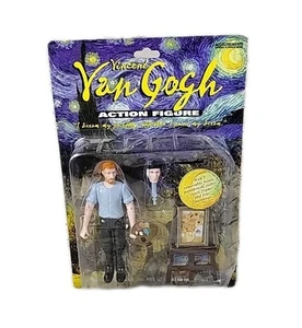 Accoutrements 2006 Vincent Van Gogh Action Figure Starry Night Sunflowers Doll - Picture 1 of 3
