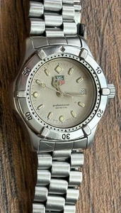 Reloj de pulsera TAG Heuer Professional WE1411-2 plateado para hombre (funciona 257244G - Imagen 1 de 16