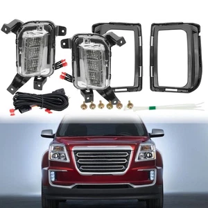 For GMC Terrain 16-17 Bumper Fog Light Driving Lamp W/Bracket Wiring Switch Kit - Picture 1 of 21