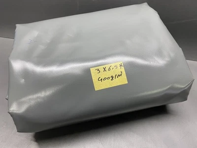 PLANEN ZENTRUM LKW-Plane - Gewebeplane 3 x 6,5 m - Anthrazit - ca. 400g/m² - B-Ware *EINSEITIG*