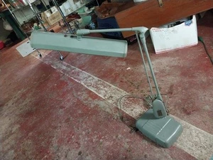 Vintage Dazar Desk Lamp Task Industrial #2324 Floating Industrial Drafting Works - Picture 1 of 12