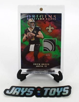 Parche Drew Brees 2019 Panini Origins juego usado 3/5 Foto 1 de 2