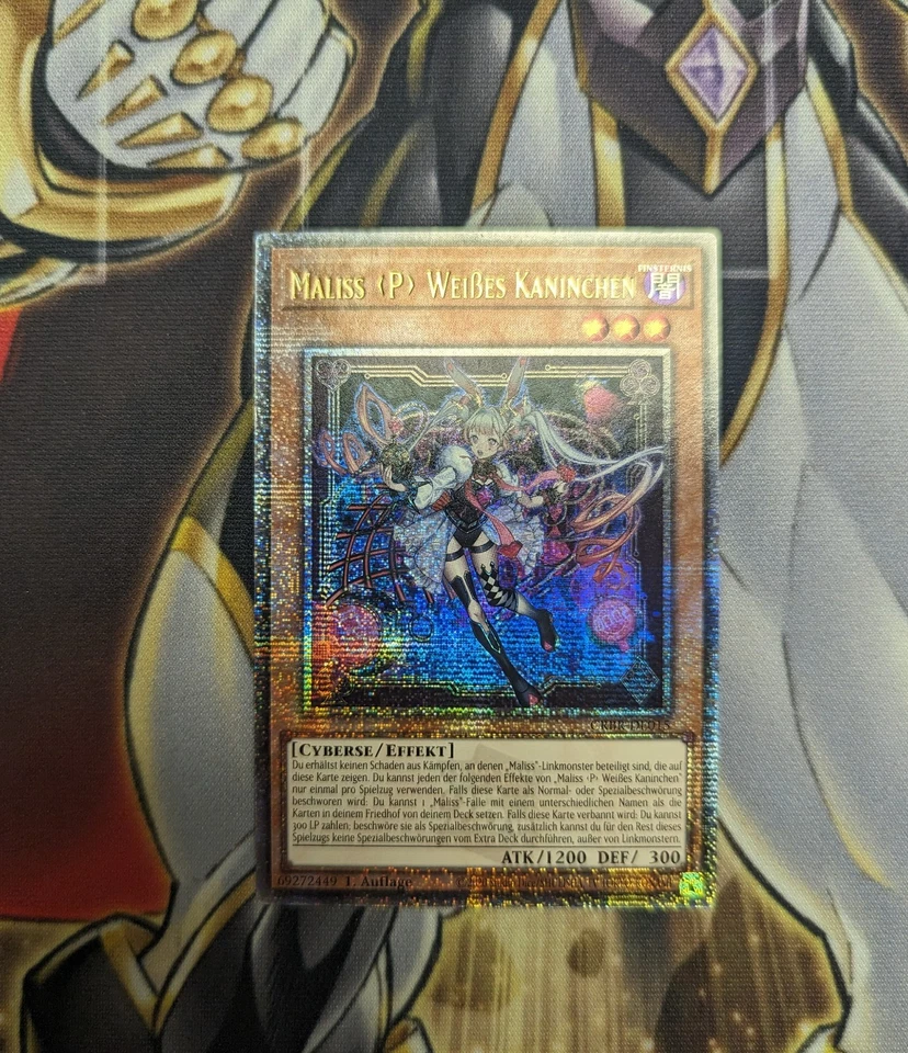 *German* Maliss P White Rabbit CRBR-DE015 QCR Quarter Century Secret Rare *Euro* - Image 1 of 1