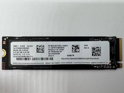 Samsung PM9C1 512GB M.2 NVMe SSD PCIe 4.0 x4 2280 PC Laptop Notebook Festplatte - Bild 1 von 3